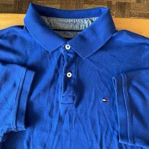 Blue Tommy Hilfiger Polo Size Medium